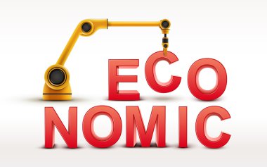 Endüstriyel robot kol ekonomik kelime oluşturma