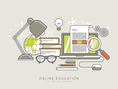 online education concept 