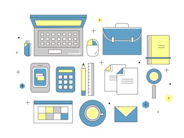 ince çizgi düz Tasarım Web sitesi programlama