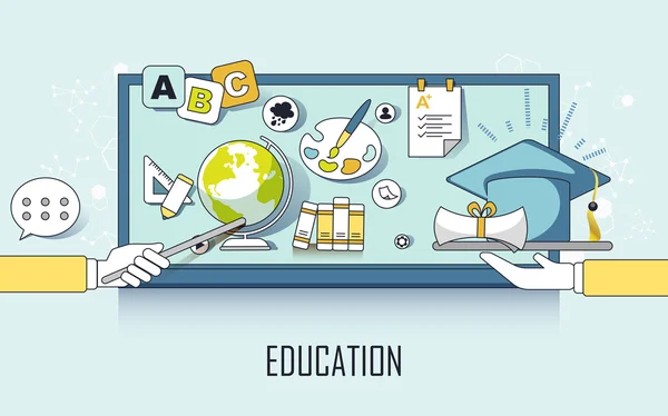 Education concept — Stockvector