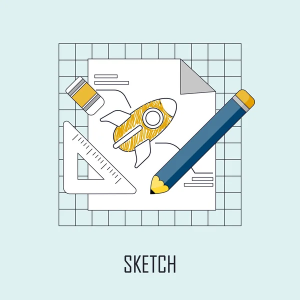 Concepto de diseño — Vector de stock