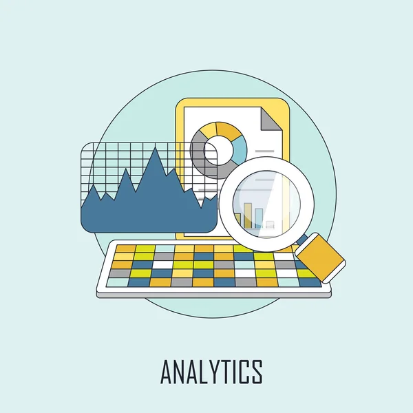 Concepto analítico — Archivo Imágenes Vectoriales