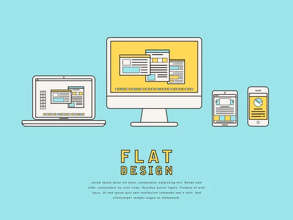 Design de interface de usuário —  Vetores de Stock