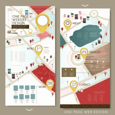 çok güzel bir sayfa web sitesi tasarım şablonu