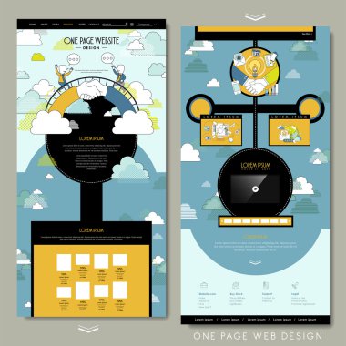 kavramı bir sayfa web sitesi tasarım işbirliği