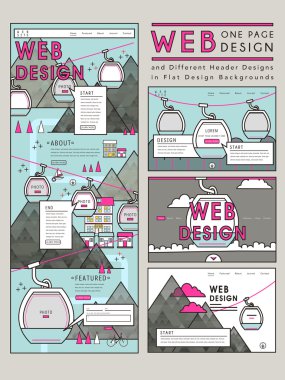 çok güzel bir sayfa web sitesi tasarım şablonu 