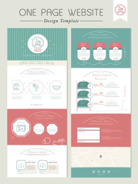 çok güzel bir sayfa web sitesi tasarım şablonu