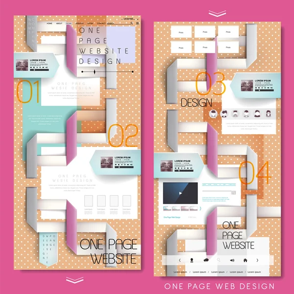 Kreativ utforming av en side – stockvektor