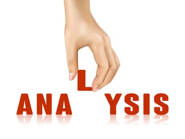 analiz kelime el ile alınıyor 