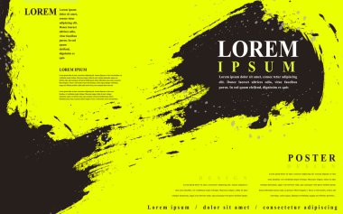 attractive poster template design