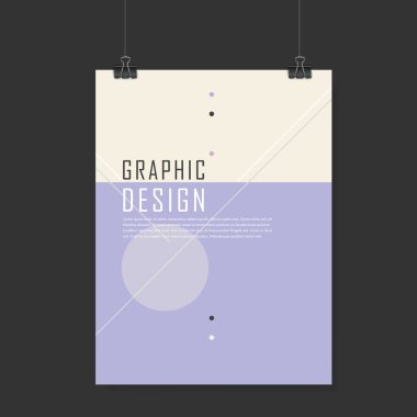 simplicity poster template design 