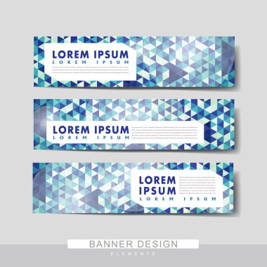 Modern banner şablon tasarımı