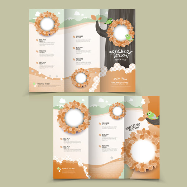 lovely tri-fold brochure design 