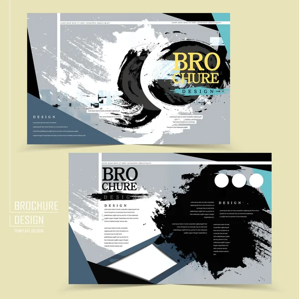 Attractive brochure design — Stok Vektör