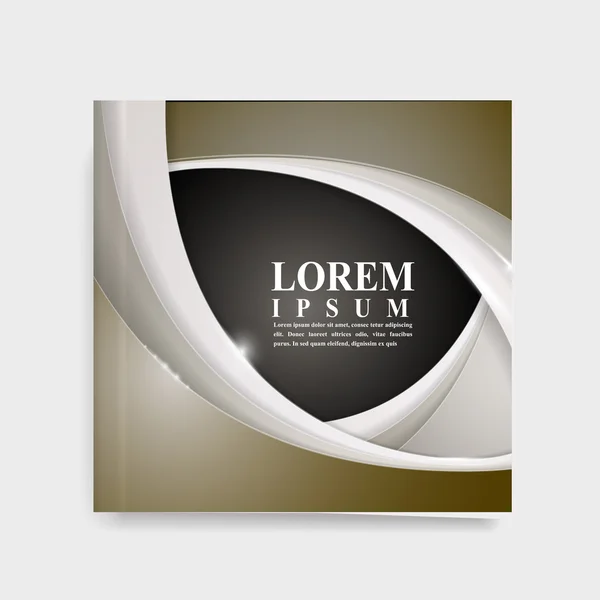 Modern book cover template design — 图库矢量图片