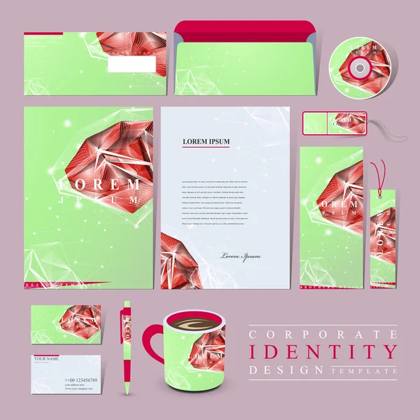 Gorgeous corporate identity design set — Stok Vektör
