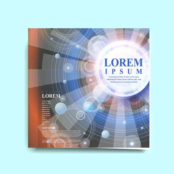 Modern book cover template design — Stockový vektor