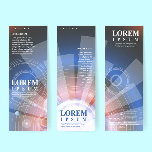 Moderna banner mallen design — Stock vektor