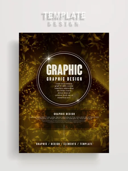 Mystery poster template design — Wektor stockowy