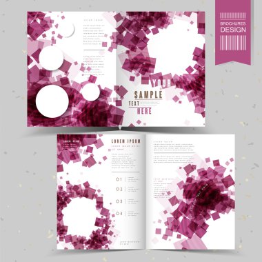 moda tasarım yarı katlı şablonu 