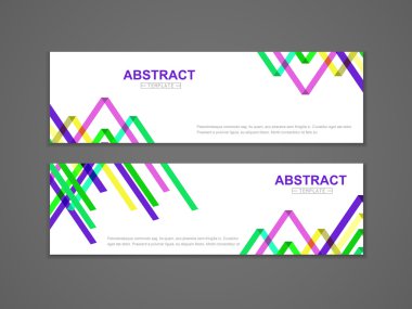 Modern banner şablon tasarımı 