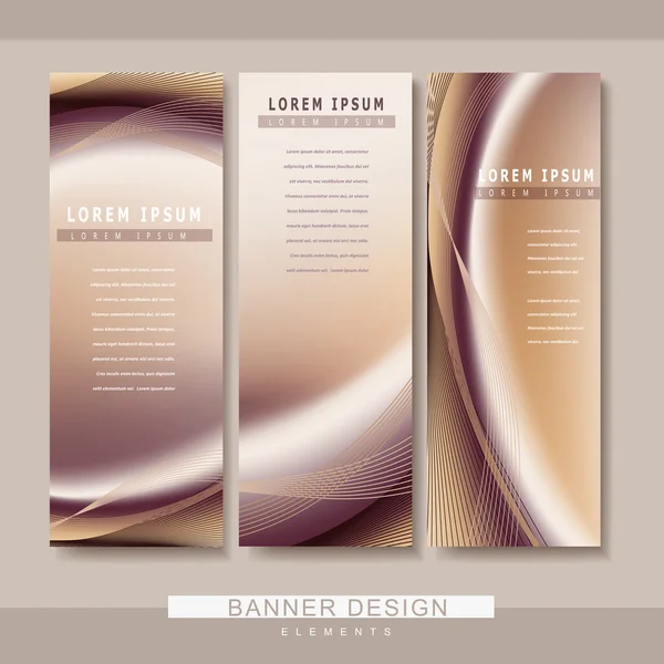 Futuristic style banner template design — 스톡 벡터