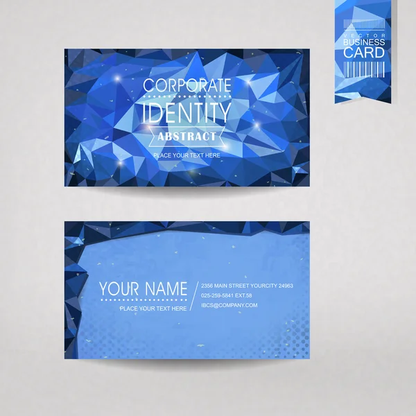 Gorgeous business card design template — Stockvector