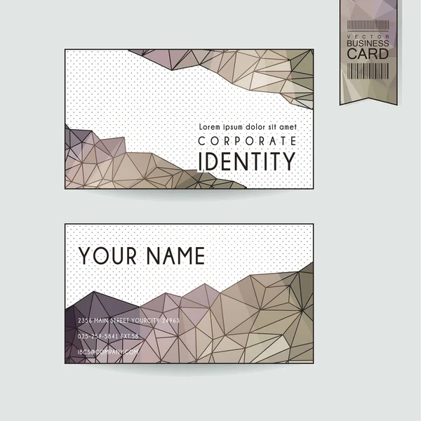 Gorgeous business card design template — Wektor stockowy