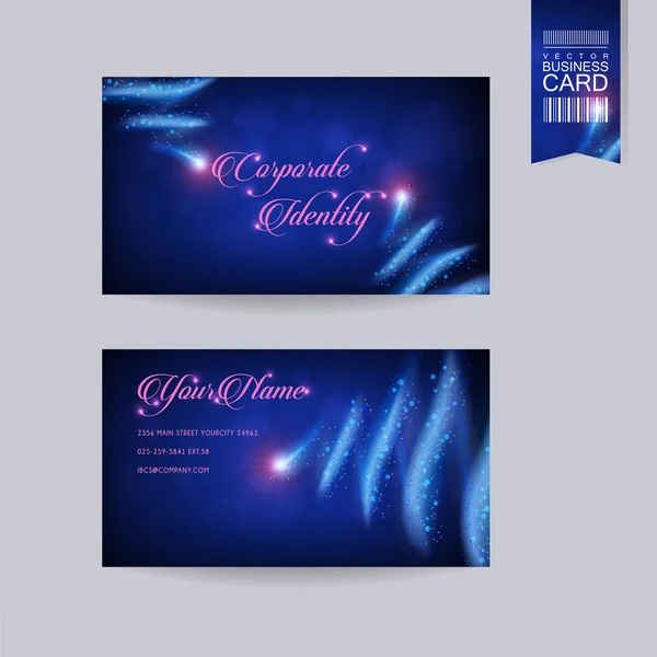 Gorgeous business card design template — Stockvector