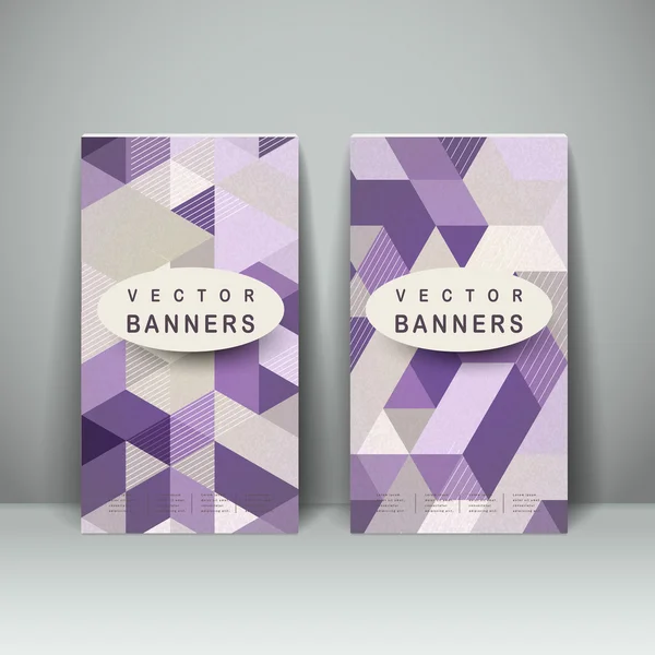 Lovely banner template set design — Stock vektor