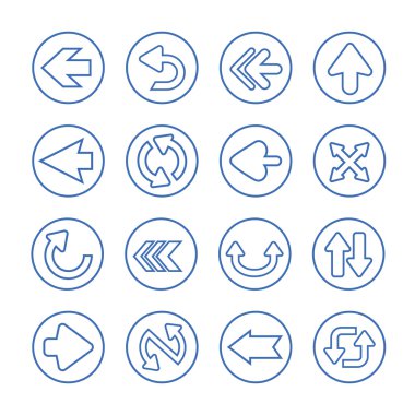 basitlik ok düğmesine