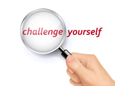challenge kendinizi Büyüteç gösterilen