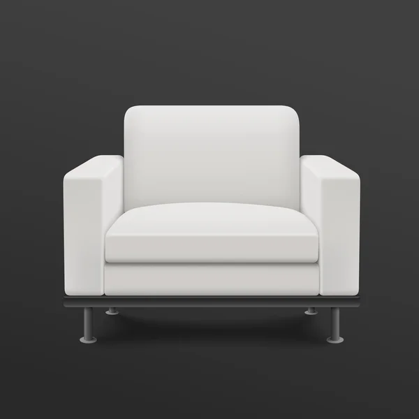 优雅的空白沙发 — 图库矢量图片