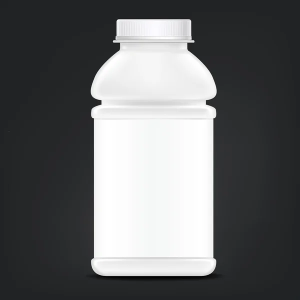 Blank product plastic bottle — Stock Vector