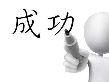 Başarı için geleneksel çene kelime