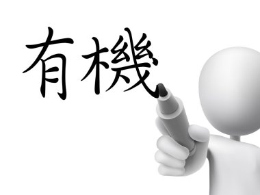 Organik için geleneksel çene kelime 