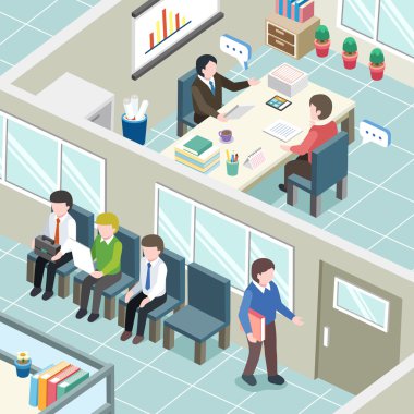 İş görüşmesi konsepti