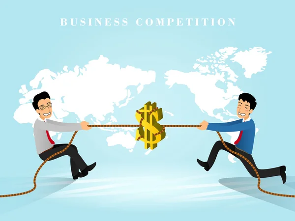 Concorrência empresarial — Vetor de Stock
