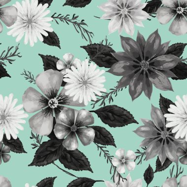 zarif çiçek sorunsuz arka plan tasarım