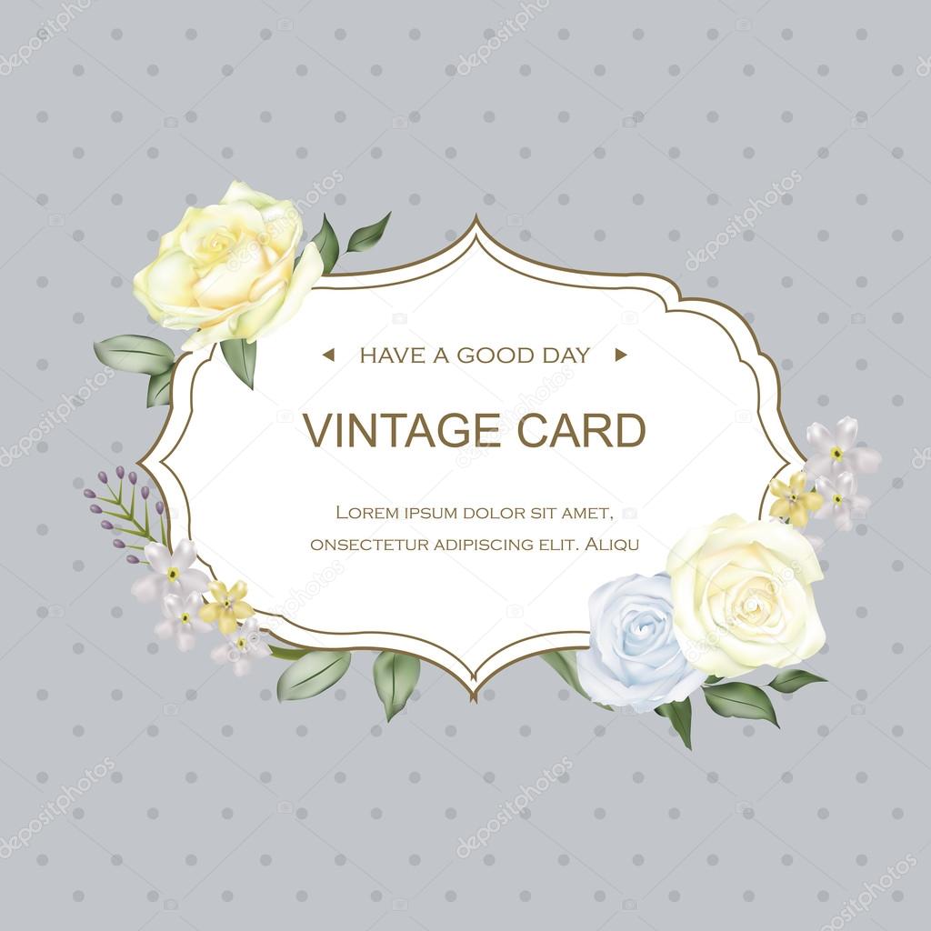 elegant greeting card template