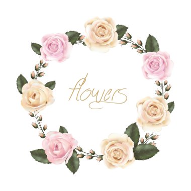 zarif vintage kartı şablonu