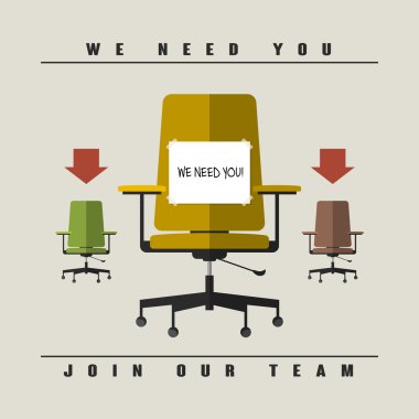 job vacancy concept clipart