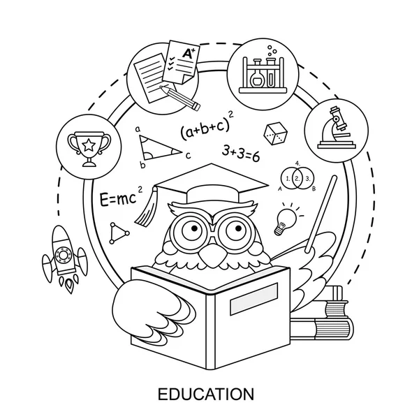 Concept d'éducation — Image vectorielle