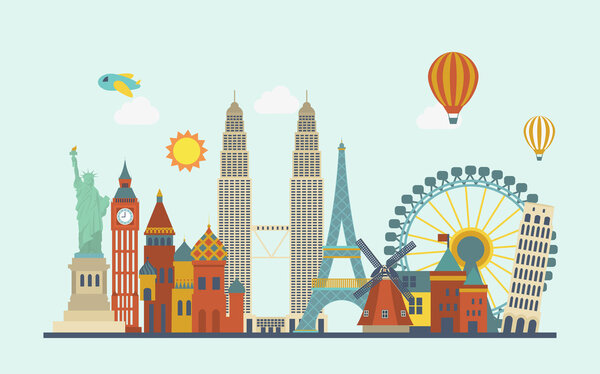 всемирно известные достопримечательности
