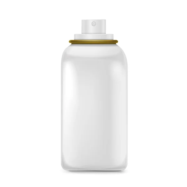 Lindo frasco de spray branco — Vetor de Stock