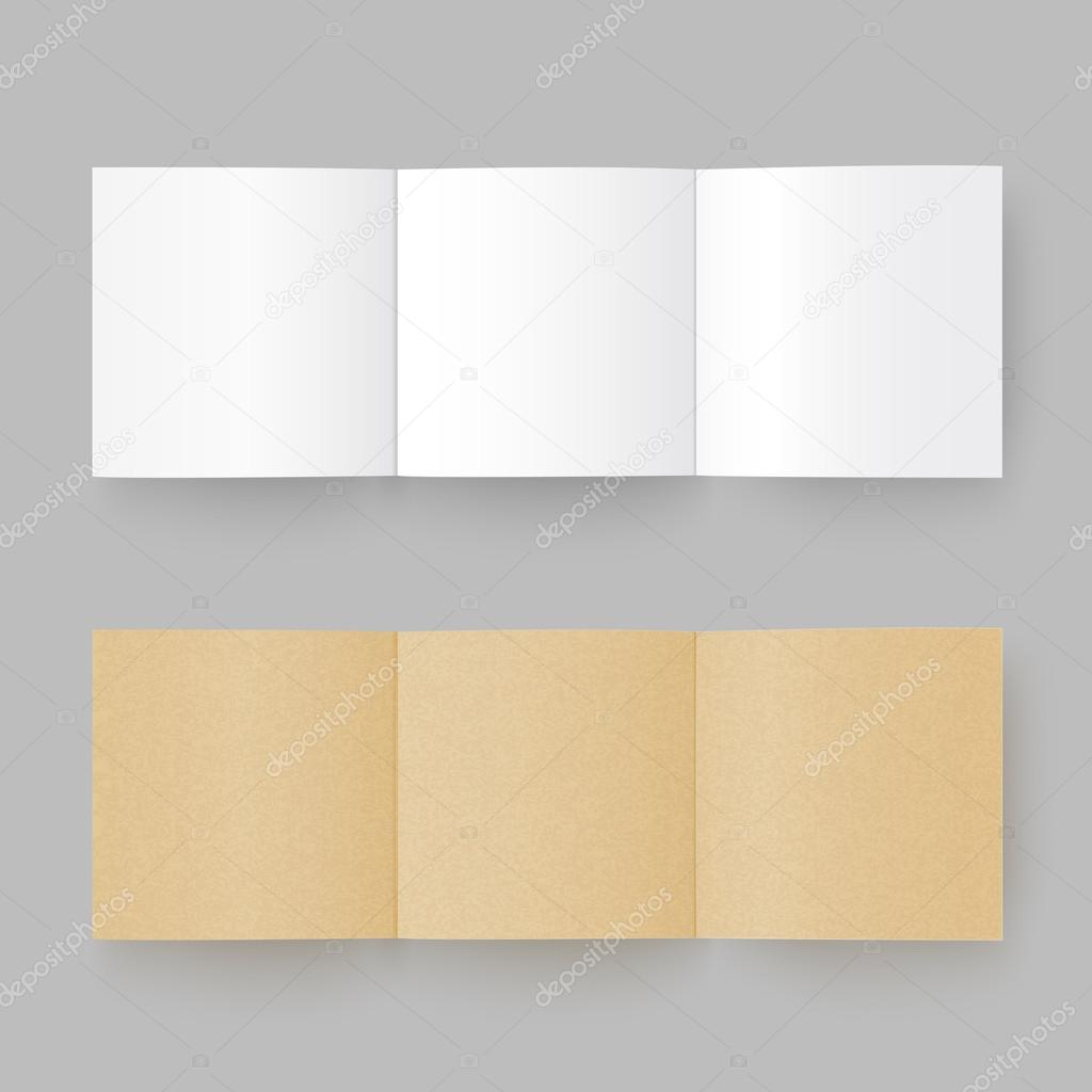 tri-fold paper brochure