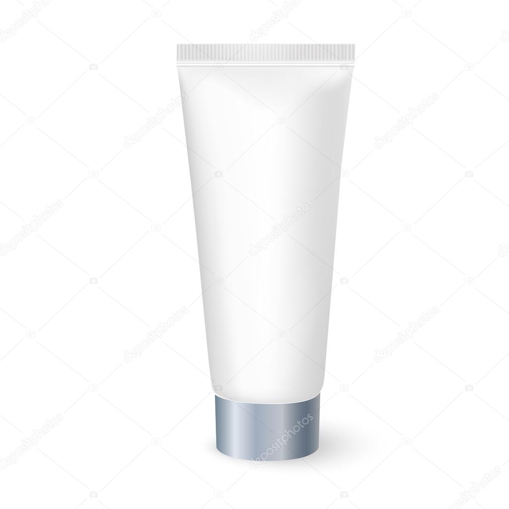 blank cosmetic tube