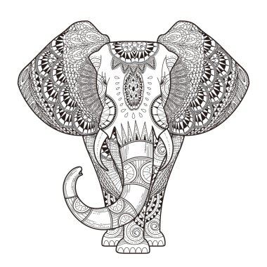 graceful elephant clipart
