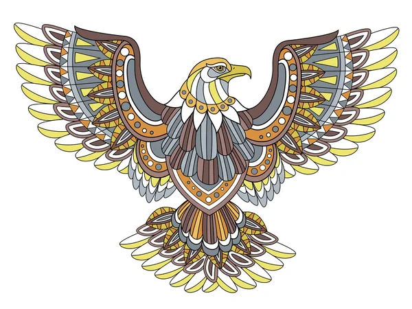 Vliegende adelaar — Stockvector