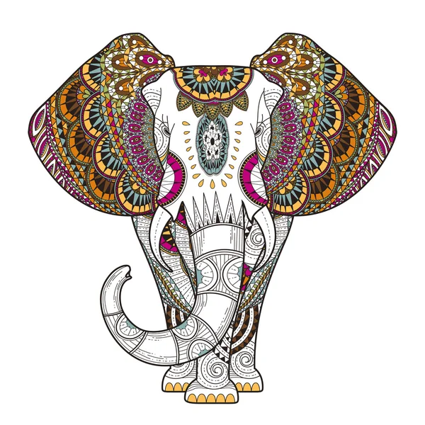 Éléphant gracieux — Image vectorielle